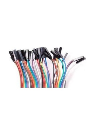 40 Pin Ayrılabilen Erkek - Dişi Jumper Kablo - 20 Cm