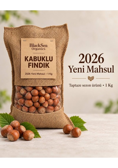 BlackSea Organics Rize Kabuklu Fındık Yeni Mahsul 1 KG