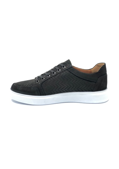 Dropland 8714 Hakiki Deri Erkek Casual Ayakkabı Siyah