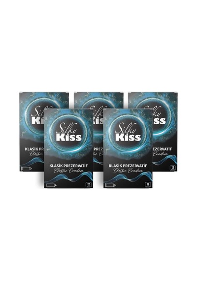 Silky Kiss Klasik Prezervatif 12'li - 5'li Paket
