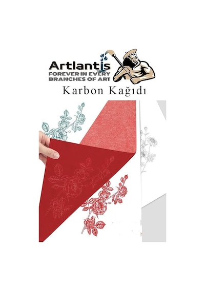 Artlantis Mavi Karbon Kağıdı A4 5 Adet 21x29,7 Cm Kopya Kağıdı Transfer Kağıdı Renkli Karbon Kağıdı
