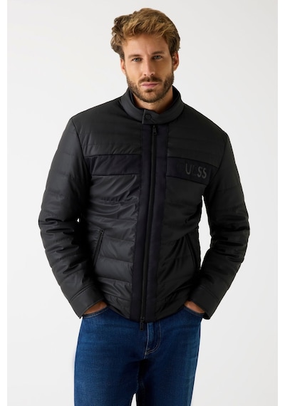 Guess Erkek Şişme Mont Siyah