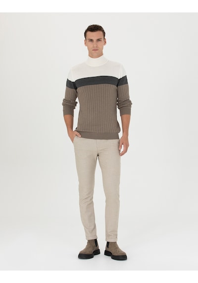 Pierre Cardin Erkek Bej Pantolon Kanvas-chino 50278467-vr011 Bej