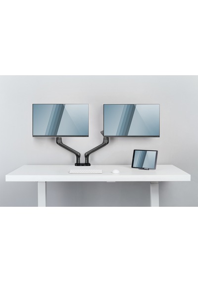 Digitus DA-90417 15"-32'' 9 KG 2 x Usb Gaz Basınçlı Özel Tasarım Çiftli Monitör Tutucu