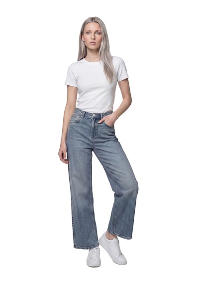 LOFT Bella Regular Fit Kadın Pantolon Lf2043061 Q1.v1 Denim