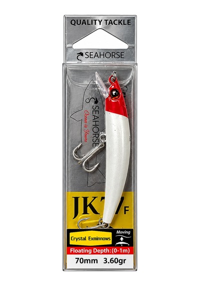 Sea Horse Crystal Exminnows 70f 3,6gr Red Spear