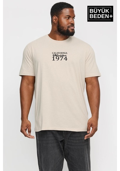 Superlife Süperlife Erkek Büyük Beden California 1974 Baskılı 3xl-6xl Bisiklet Yaka Tshırt Spr26tbs510-02 Mavi Superlife Süperlife Erkek Büyük Beden California 1974 Baskılı 3xl-6xl Bisiklet Yaka Tshırt Spr26tbs510-02 Mavi