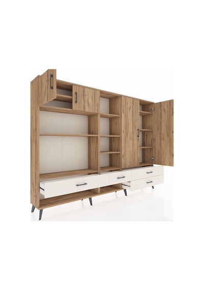 Arges Dolap 12 Raflı 4 Çekmeceli 4 Kapaklı 220x30x163 Çam-çam/ayt Çam-çam/aytaşı Arges Dolap 12 Raflı 4 Çekmeceli 4 Kapaklı 220x30x163 Çam-çam/ayt Çam-çam/aytaşı