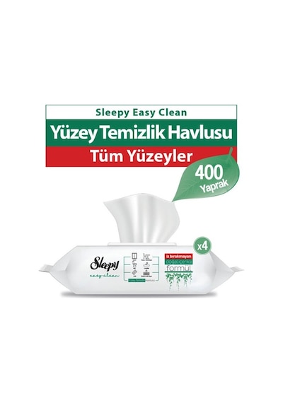 Sleepy Easy Clean Yüzey Temizlik Havlusu 400 Yaprak