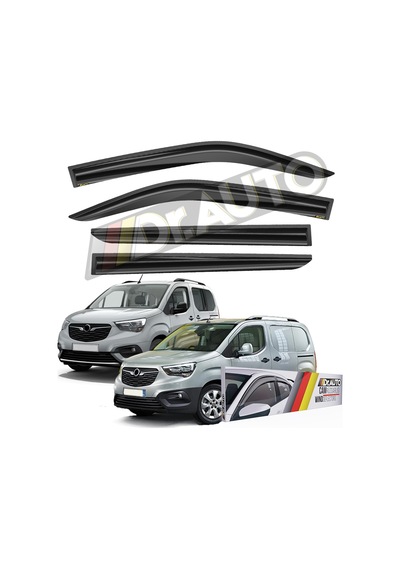 Opel Combo 2019 Ve Sonrası Cam Rüzgarlığı 4lü