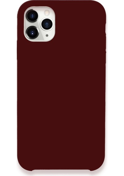 Gld-spt- Newface Apple Uyumlu iPhone 11 Pro Max Kılıf Lansman Legant Silikon - Bordo