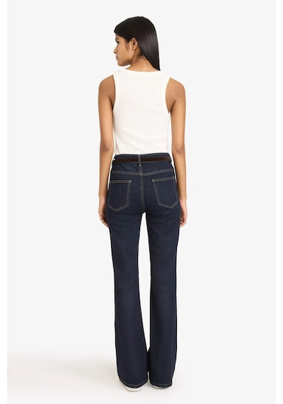 Defacto Mia Flare Fit Yüksek Bel Uzun Jean Pantolon G6399ax26spnm82 Mavi-nm82