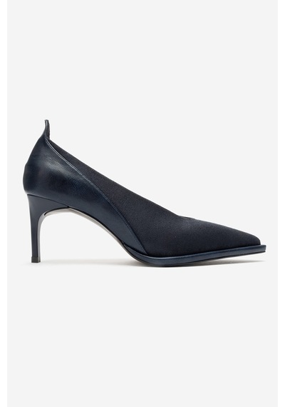 Luvi Shoes Meadow Lacivert Süet Cilt Kadın Topuklu Ayakkabı Luvi Shoes Meadow Lacivert Süet Cilt Kadın Topuklu Ayakkabı