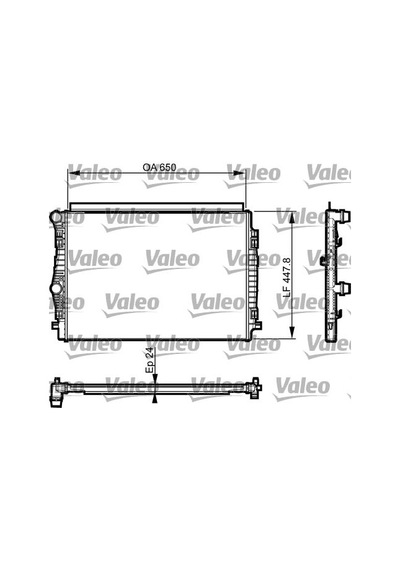 Valeo Radyatör Golf 7/ A3 735559 5q0121251eq 5q0121251es 5q0121251gl