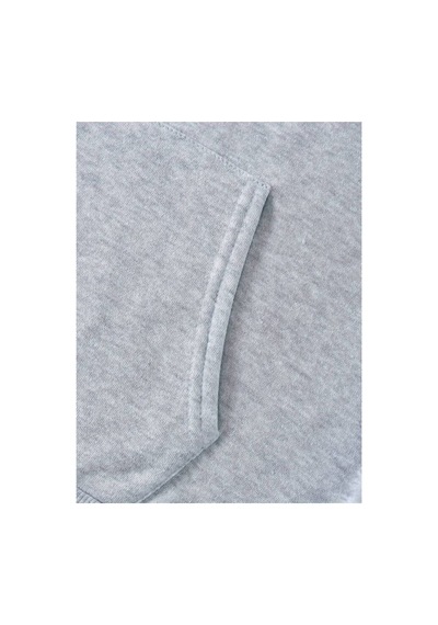 Medinenur Positive Baskılı Kapüşonlu Sweatshirt Gri