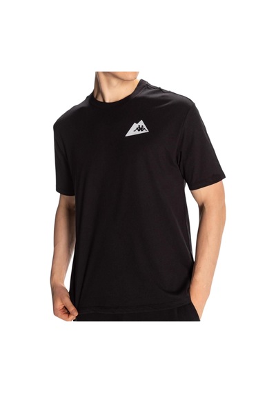 Kappa Erkek Frotis Regular Fit Tişört SIYAH