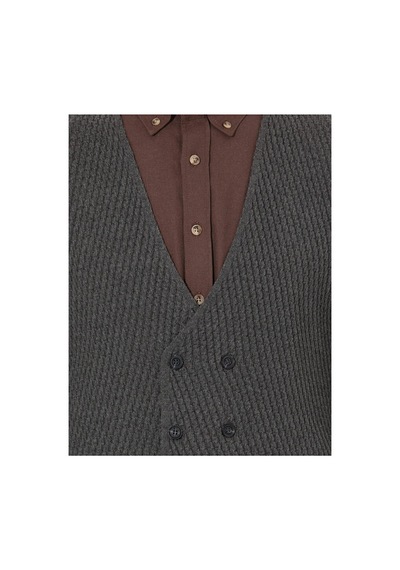 Pierre Cardin Slim Fit Triko Yelek Çok Renkli