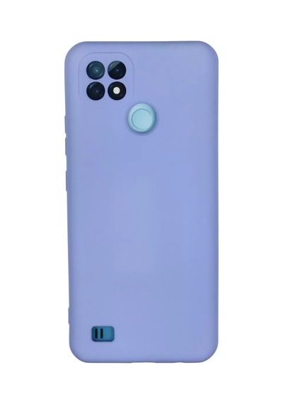 Mey Najmaddin Realme C21 Kılıf Nano İçi Kadife Silikon - Lila Najmaddin Diğer