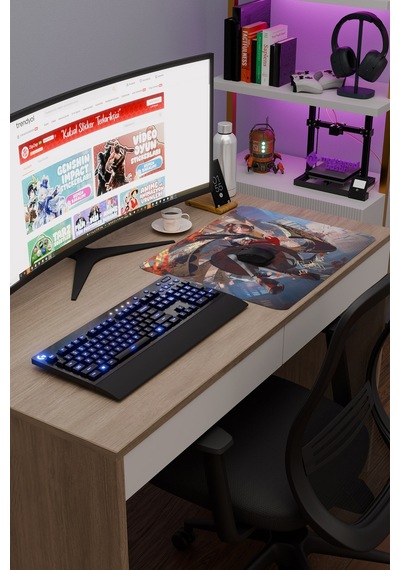 Chiori Genshin Impact Anime Gacha V5 - 48x40 Xl Gaming Mouse Pad Fare Altlığı