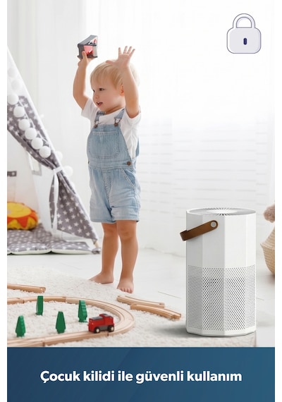 Homend 9012H Wi-Fi Destekli UV-C ve İyonizerli Akıllı Hava Temizleme Makinesi