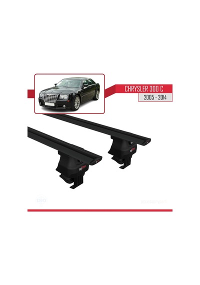 Chrysler 300 C 2005-2014 Arası İle Uyumlu Ace-4 Ara Atkı Tavan Barı Siyah