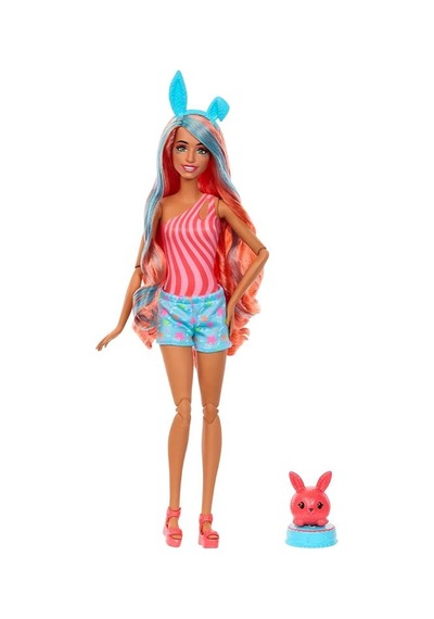 Barbie Pop Reveal Shake Serisi Turuncu Tavşan Jcn87