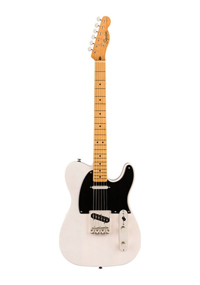 Squier 0374030501 Classic Vibe '50s Telecaster Elektro Gitar White Blonde Akçaağaç Klavye Beyaz Yarı Saydam Cila Ve Pirinç Saddle Squier 0374030501 Classic Vibe '50s Telecaster Elektro Gitar White Blonde Akçaağaç Klavye Beyaz Yarı Saydam Cila Ve Pirinç Saddle
