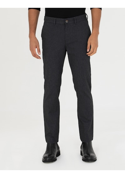 Pierre Cardin Erkek Siyah Kanvas / Chino Pantolon 50278440-vr046 Siyah