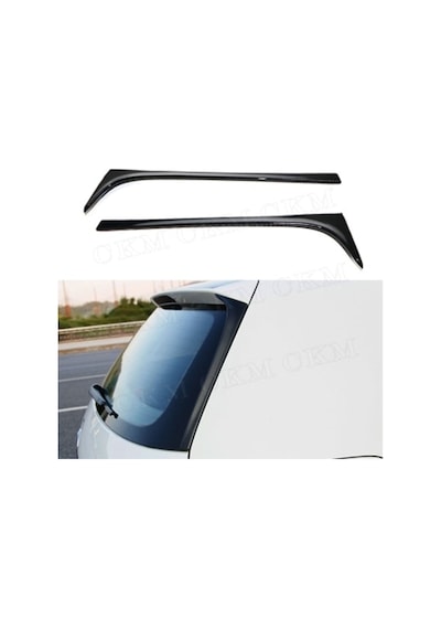 Volkswagen Golf 7 Spoiler Kenar Çıtası Parlak Siyah