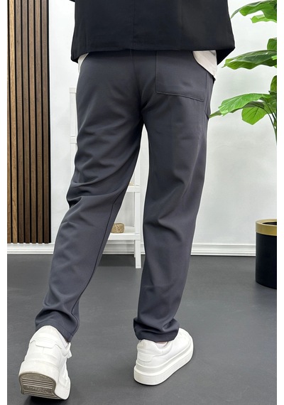 Edwox Erkek Düz Jogger Pantolon Antrasit Edw451 Antrasit