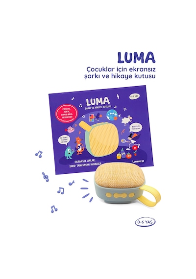 Lumaverse Luma Şarkı Ve Hikaye Kutusu - Eğitici Masalcı & Radyasyonsuz Uyku Ve Yol Arkadaşı - Yeşil