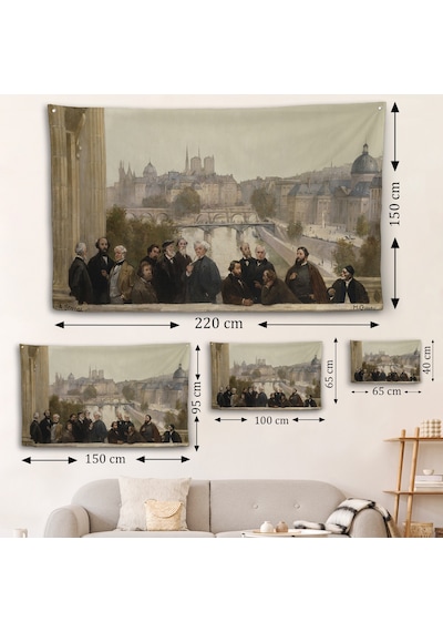 Henri Gervex - Yüzyılın Panoraması Rousseau Duvar Örtüsü-7095