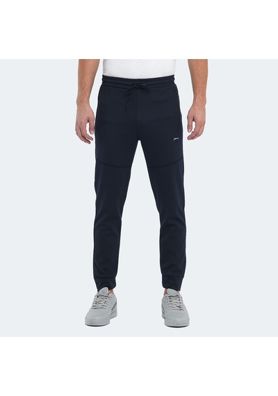 Slazenger ONLY IN Erkek Fermuar Cepli Lacivert Eşofman Altı