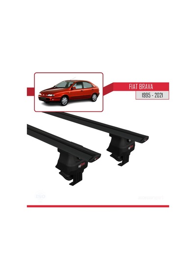 Fiat Brava 1995-2001 Arası İle Uyumlu Ace-4 Ara Atkı Tavan Barı Siyah