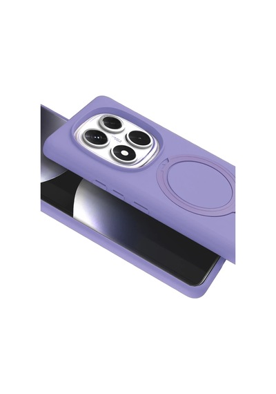 Xiaomi Redmi Note 14 Pro 4g Regal Magsafe Standlı Kapak - Lila 0.2M-Çok Renkli
