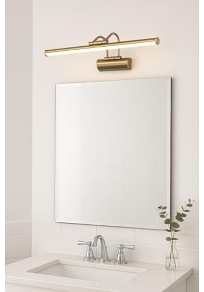 Flüt Duvar Apliği 35cm 6w Led 3200k Gün Işığı Banyo Ayna Resim Tablo Çerçeve Üstü Dekoratif Aydınlatma Lamba Çok Renkli