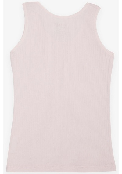 Breeze Kız Çocuk Atlet Geniş Askılı Fitilli 3-11 Yaş, Pembe-pembe Pembe