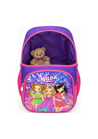 Wilda Girl Anaokulu Okul Çantası Çocuk Sırt Çantası Günlük Okul Kullanımı 30 X 24 X 11 Cm Çok Renkli