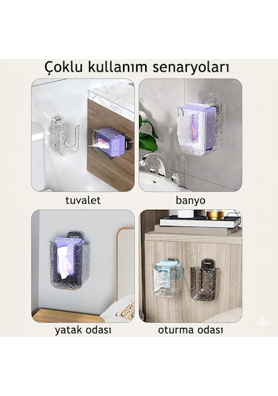 Sunup Sn-26822 Banyo Tuvalet Islak Mendil Rafı Diğer