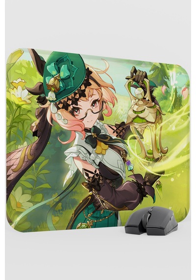 Emilie Genshin Impact Anime Gacha V1 - 48x40 Xl Gaming Mouse Pad Fare Altlığı