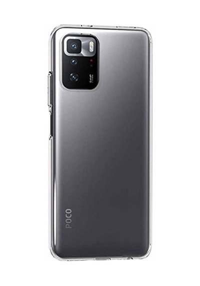 Xiaomi Poco X3 Gt İçin Kılıf Transparent Soft Beyaz Poco X3 Gt İle Uyumlu Kılıf - Şeffaf Diğer