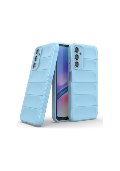 Galaxy A16 Kılıf Esnek Tpu Oyuklu Arka Yüzey Tasarımlı Zore Etnik Silikon Kapak Koyu Yeşil