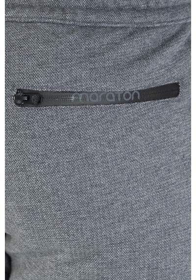 Maraton Sportswear Regular Erkek Düz Paça Basic Antramelanj Eşofman Altı 22373 Antramelanj