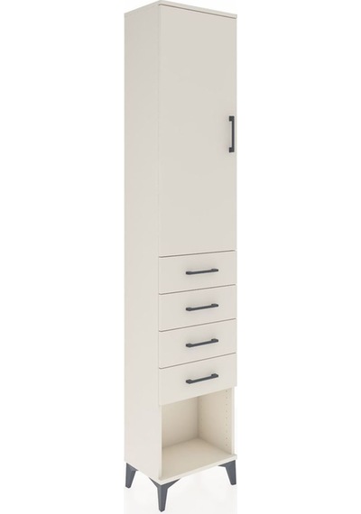 Arges Dolap 2 Raflı 4 Çekmeceli Tek Askılı 44x30x221 Aytaşı-aytaşı Aytası