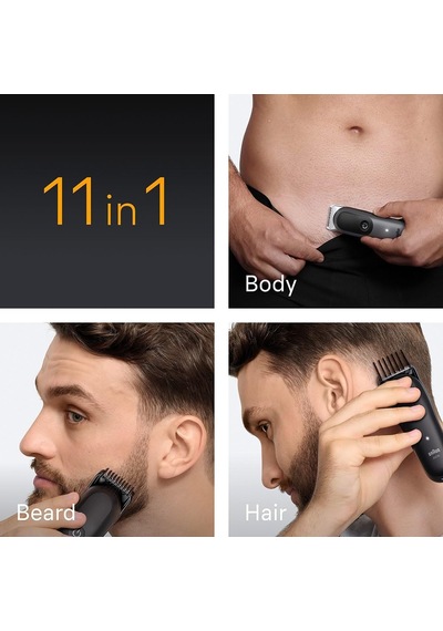 Braun Hepsi Bir Arada Series 5, 11'i 1 Arada Tıraş Kiti, Keskin Bıçak, Vücut Tıraşı Aıo5560