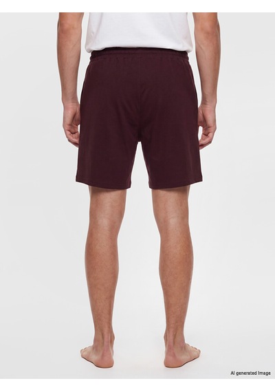 Lc Waikiki Lc Waıkıkı Mürdüm Slim Fit Erkek Şort