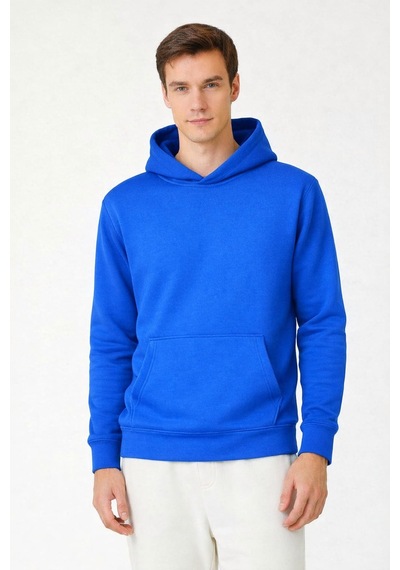 Coupon Kapüşonlu Sweatshirt - Saks Mavi Saks Mavi Coupon Kapüşonlu Sweatshirt - Saks Mavi Saks Mavi