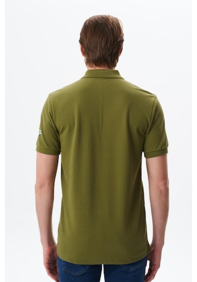 AR-MA Arma Erkek Regular Fit Baskılı % 100 Pamuk Pike Polo Yaka Tişört Y29374356202 Yeşil