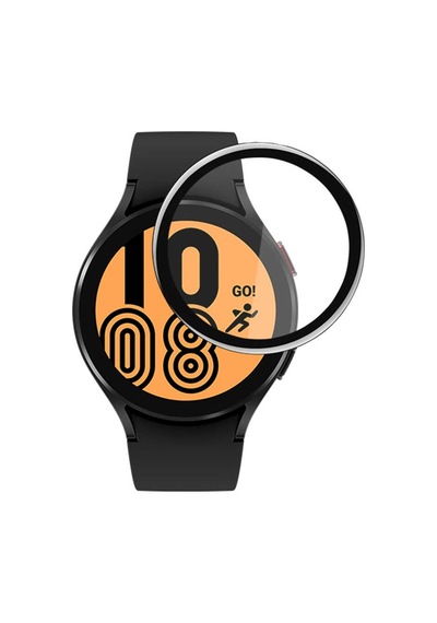 Samsung Uyumlu Galaxy Watch 4 40mm Mtr Pmma Pet Saat Ekran Koruyucu - Siyah