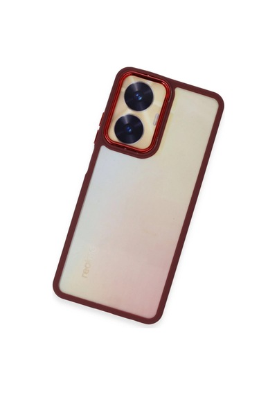 Realme C55 Kılıf Dora Kapak - Kırmızı Evimdeyokyok